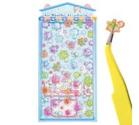 Scrapbook Decals - Whimsical Raised Designs for DIY Fun | Colorful Tiny Illustrations with Expressive Style & Handcraft Embellishments for Laptops, Diaries, School Projects and Kids