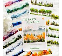 Scrapbook Journaling Accesorios, Scrapbooking Stickers de la colección Plantas y Naturaleza para Bullet Journal Scrapbook accesorios, álbum de fotos, calendario, scrapbooking, manualidades de