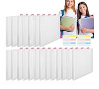 Scrapbook Paper Storage Clear - 12 X 12 Cardstock Organizer With Sticky Index Tabs, Transparent Expandable Document Folders, Heat Transfer Vinyl Protector For Arts Crafts Hobby Room
