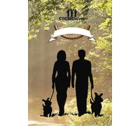 SCRAPBOOK - WALKING THE DOGS - HARDBACK & INTERIOR: !!!ATTENTION!!! MATCHING DAILY PLANNER & NOTEBOOK AVAILABLE - 75 PAGES - TIMELESS