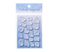 Scrapbooking Clear Stamps - Silicone Journal Stamps, Reading Planner Decor with Acrylic Handle Set, Versatile Card Making Kit for Details, Crafting Stamp Tools for Notebook Album Envelope Letter