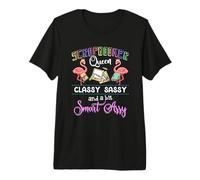 Scrapbooking - Scrapbooker Queen Classy Sassy Flamingo Gift Camiseta Premium