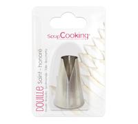 ScrapCooking 1804 Saint Honoré Boquilla de Acero Inoxidable, 14 x 10,8 x 3,2 cm, Color Plata
