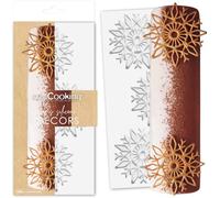 ScrapCooking 1970 - Molde para azulejos crujientes - Alfombra de silicona en relieve para crear decoraciones de troncos y pasteles - 28 x 18 cm - Decoración pastelera, postre de Navidad