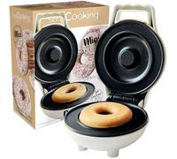ScrapCooking 3882 - Mini máquina de donut & beignet - Placa calefactora antiadherente, accesorio de donut - Idea de regalo para repostería de cocina - Receta incluida