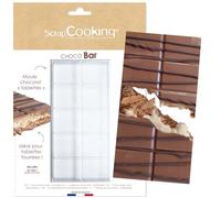 ScrapCooking 6761 - Molde para tableta de chocolate cruzado (molde semirrígido, pastelería)