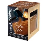 ScrapCooking 8560 - Polvo de terciopelo para nieve, color blanco