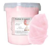 ScrapCooking 8577 - Barba para Papa Rosa en maceta (35 g, lista para degustar, sin máquina ni dispositivo, efecto nube, forraje y decoración pastelerías, color rosa