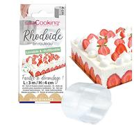 ScrapCooking 9423 - Cinta de Rhodoïd para Alimentos, PVC, 6,5 x 6,5 x 7 cm, Multicolor