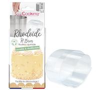 ScrapCooking 9426 - Cinta de rodoide (15 cm x 1,5 m, rollo rodoid pastelero transparente para pasteles, entremesas, espumas, quesos de queso, hoja de accesorios para pastelería, fabricada en Francia