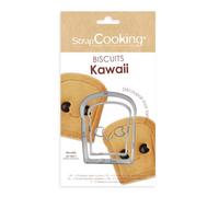 ScrapCooking - Cortador en tarjeta de brioche Kawaii - Cortador de galletas pastelería - 1996