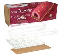 ScrapCooking - Kit de tronco de Navidad con molde, inserción y soporte, accesorios para repostería postre navideño, con receta de tronco - 1941