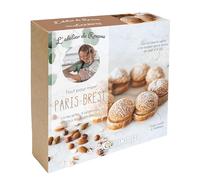 ScrapCooking - Kit Paris-Brest - L'Atelier de Roxanne - Estuche de pastelería para tartas - Con buje de repollo - Bolsillo para enchufe, soporte e ingredientes - 99977ADR, claro