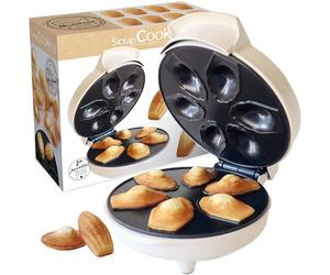 ScrapCooking - Máquina de Madeleines - Madeleines Factory - Esponjosas en 4 Minutos - Idea de Regalo para Repostería y Cocina (Merienda) - Receta Incluida - 3891
