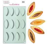 ScrapCooking - Molde 12 tartaletas - Mold Silicone Biscuitas Gallestas