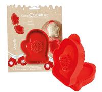 ScrapCooking - Molde de Empanadilla Guante de Nieve - Cortador de Galletas de Navidad para Hacer Empanadillas Rellenas - Pastelería, Cocina - Cortapastas - Empanadas Raviolis - 2155