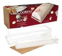 ScrapCooking Molde, Imitación de Madera, Blanco, 33.0 x 11.4 x 6.4 cm