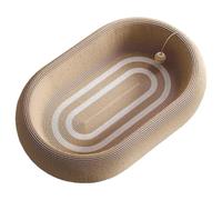 Scratch Bed For Indoor Cats - Protector de Muebles Sisal Bowl | Cat Nail Scratcher Board For Claw Sharpening, Cat Scratching Mat Home, Apartamento, Sala de estar, Dormitorio, Suelo AndCouch