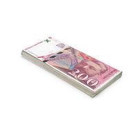 Scratch Cash 100 x ₣ 200 Francos Dinero Falso (tamaño Real) ASIN B09SZJ2588