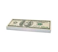 Scratch Cash Dólares Old Style - 100 x $100 dólares (tamaño real), dinero para jugar, Props Money