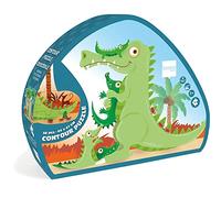 Scratch- Crocodile Puzzle de 36 Piezas, diseño de cocodrilo, para niños a Partir de 3 años, Color Verde (6181128)