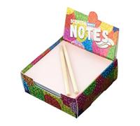 Scratch Doodle Note Pads - Craft Paper Sheet Set, Creative Drawing Activity Supplies | For Kids Girls Boys Family Art Entertainment Learning Use Scratch Paper, Doodle Sheets, Art