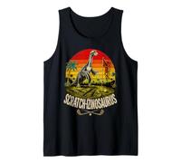 Scratch-izinosaurus - Dinosaurio de Golf, diseño Retro Camiseta sin Mangas