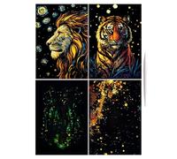 Scratch Off Art, Art Scratch Paper Artes de arte 4x hechos a mano Arte