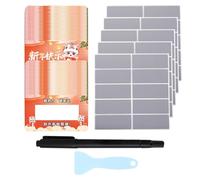 Scratch Off Card Games for Chinese New Year, Funny Festival Interactive Cards, Handmade Lunar New Year Scratch Cards, 9x5.4cm Paper Design