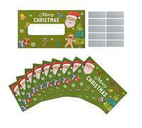 Scratch Off Tickets, 10 Pieces DIY Funny, Santa Snowman | Scratch Off Christmas, Card Games for, Kids Family Classroom, Prizes Stocking, Stuffers New Year, Home Office School