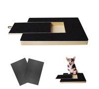 Scratch Pad For Dogs, Funny Cuttable Adhesive Dog Nail Scratch Board Pet Supply For Paw Training and Nail Care, Pet Enrichment Pad For Puppy Small Medium Large Breeds Indoor Outdoor Home Use