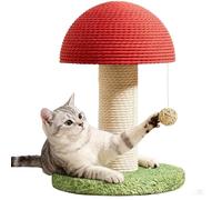 Scratch Post, Mushroom Shaped Modern Cat Tower for Kittens, Fun Activity Post, Mental Estimulación y Ejercicio Físico, Durable Interior Exterior Cat Furniture for Home or Apartment