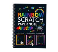 Scratch Rainbow Art para niños | Juego de arte de papel | Scratchs Off Paper Children Arts Crafts Mini Scratchs Off Notes Magic ScratchsPaper Set