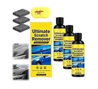 Scratch Remover,Nano Polix Car Scratch Remover Kit,Eliminate All Car Scratches in 60 Seconds,Quick Fix Removal Paste for Deep Scratches,Long-Lasting Protection,All Paint Color Polishing Kit (3 pcs)