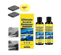 Scratch Remover,Nano Polix Car Scratch Remover Kit,Eliminate All Car Scratches in 60 Seconds,Quick Fix Removal Paste for Deep Scratches,Long-Lasting Protection,All Paint Color Polishing Kit (2 pcs)