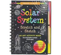 Scratch & Sketch(tm) Solar System (Trace Along)
