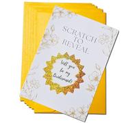 Scratch to Reveal | (Will you be my Bridesmaid ? | 6 tarjetas)