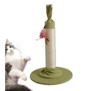 Scratch Toy, Cat Furniture Scratch Pole, Candy Design Tall Scratcher, Cat Post Scratchers, Candy Shaped Cat Scratcher, 21in Large Scratch Pole with Fabric Covering Base for Kitten and Adult Cats