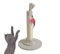 Scratch Toy, Cat Furniture Scratch Pole, Candy Design Tall Scratcher, Cat Post Scratchers, Candy Shaped Cat Scratcher, 21in Large Scratch Pole with Fabric Covering Base for Kitten and Adult Cats