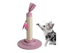 Scratch Toy, Cat Furniture Scratch Pole, Candy Design Tall Scratcher, Cat Post Scratchers, Candy Shaped Cat Scratcher, 21in Large Scratch Pole with Fabric Covering Base for Kitten and Adult Cats