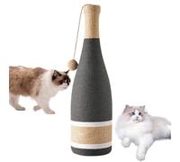 Scratcher de gato, rascadores de gatos para gatos interiores | Tall Cat Post Scratcher con bola interactiva,Diseño de botellas de vino, decoración moderna del hogar estética, muebles de juegos multifu