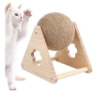Scratching Cat Toys, Sisal Rope Ball Cat Scratcher, Fun Interactive Boredom Buster, Play & Exercise for Indoor Cats, Kittens and Small Pets, 6.69x7.87x7.48 Inches