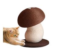 Scratching Post Mushroom Design - Cute Decorative Cat Claw Scratcher, Heavy-Duty Scratch Resistant Build, Engaging Play, Easy Assembly | Home Furniture Saver, Activity Toy, Stress Relief