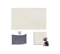Scratching post, scratching post for the sofa, scratching mat, anti-scratch protection for the sofa (cream white, 30 x 100 cm)