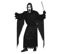 Fun World Adult Scream Mask Talla única Negro