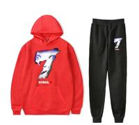 Scream 7 Movie Ghostface - Conjunto de sudadera con capucha de terror unisex de miedo y pantalones para Halloween, rosso, XL