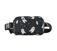 Scream Hanging Ghosts Stars - Bonita bolsa cruzada antirrobo para mujeres y hombres, resistente al agua con correa ajustable para entrenamiento, correr, senderismo, mariconeras de cintura para