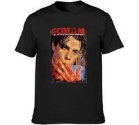Scream Horror Movie Billy Loomis We All Go A Little Mad Billy Black Men T-Shirt Graphic Printed Top Unisex tee