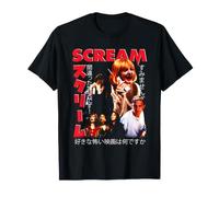 Scream Kanji Poster Collage Vintage 90's Horror Movie Camiseta