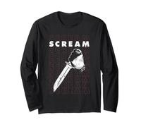 Scream Logo Stack Manga Larga